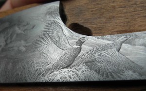 Fracassi engraving close up