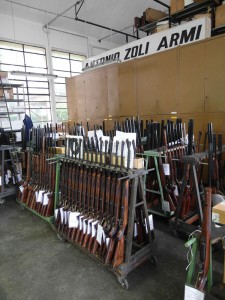 Guns at Zoli factory