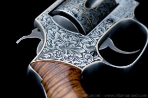 Engraved Smith & Wesson Model 36