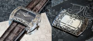 engraved Baume and Mercier watch